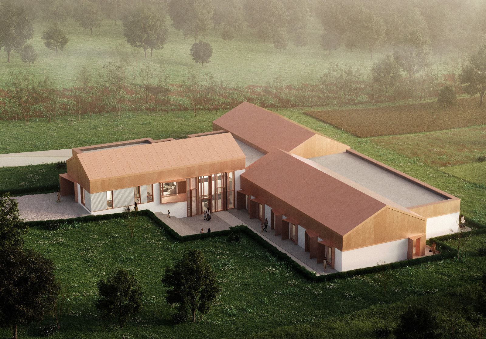 Hana Hospice - vedere aeriană